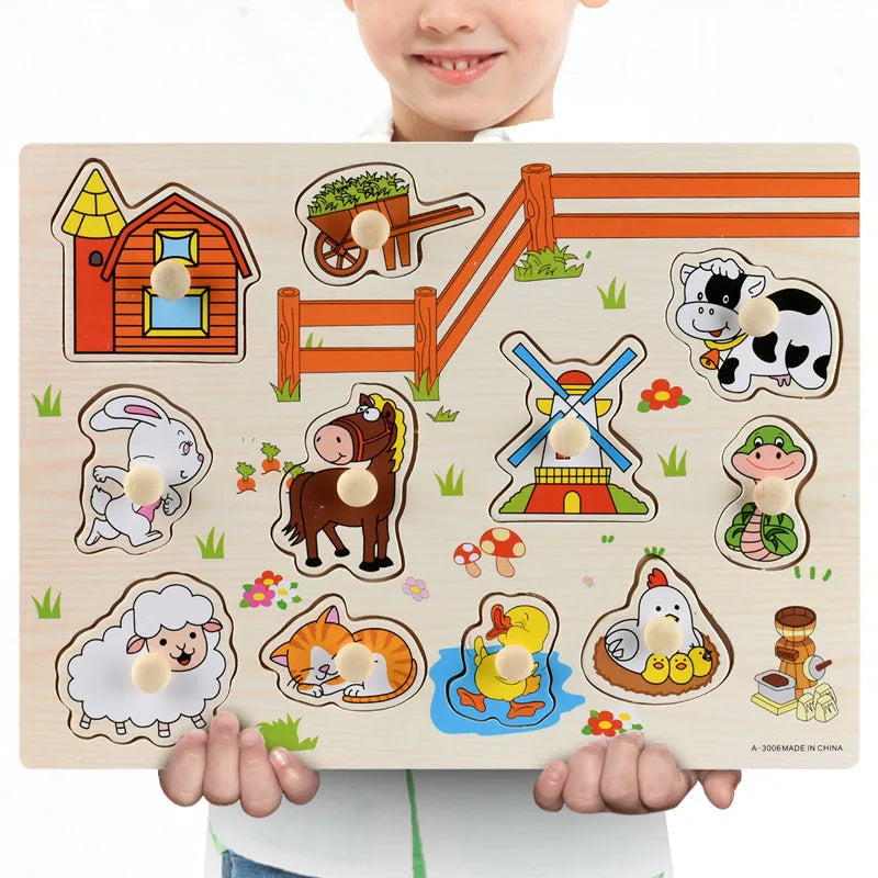 Montessori Puzzle – Kids Jigsaw Tangram Educational Toy