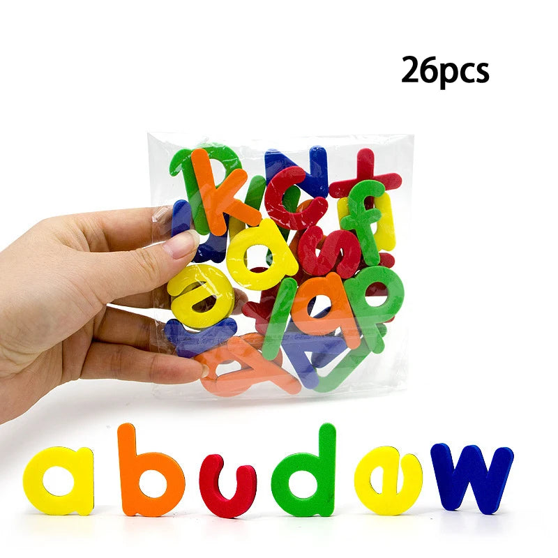 Magnetic Alphabet Letters and Numbers Fridge Magnets for Kids