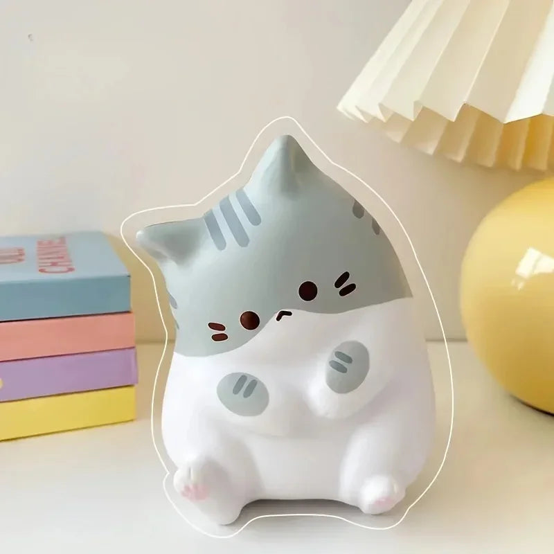 Cat Squeeze Toy – Soft Slow Rebound PU Fidget Ball