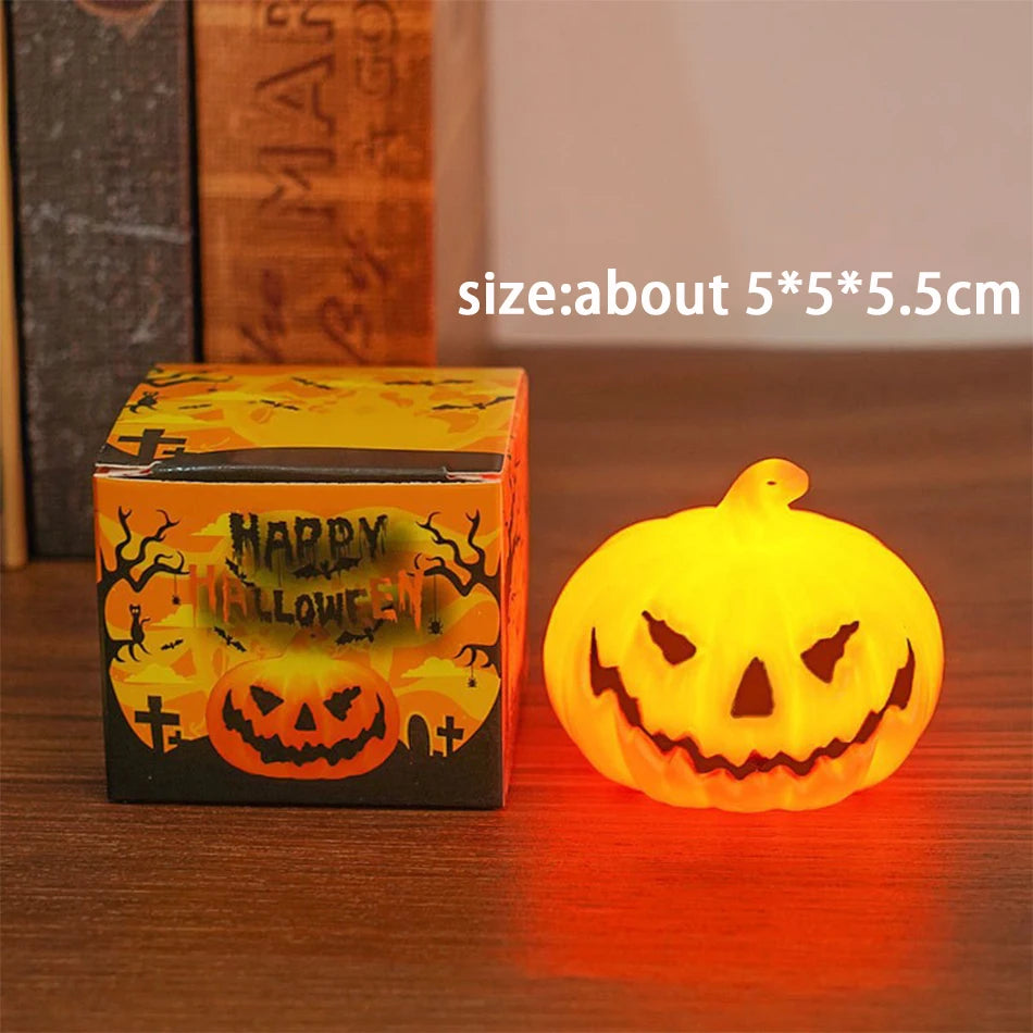 Halloween Pumpkin Lantern Light for Spooky Party Decor