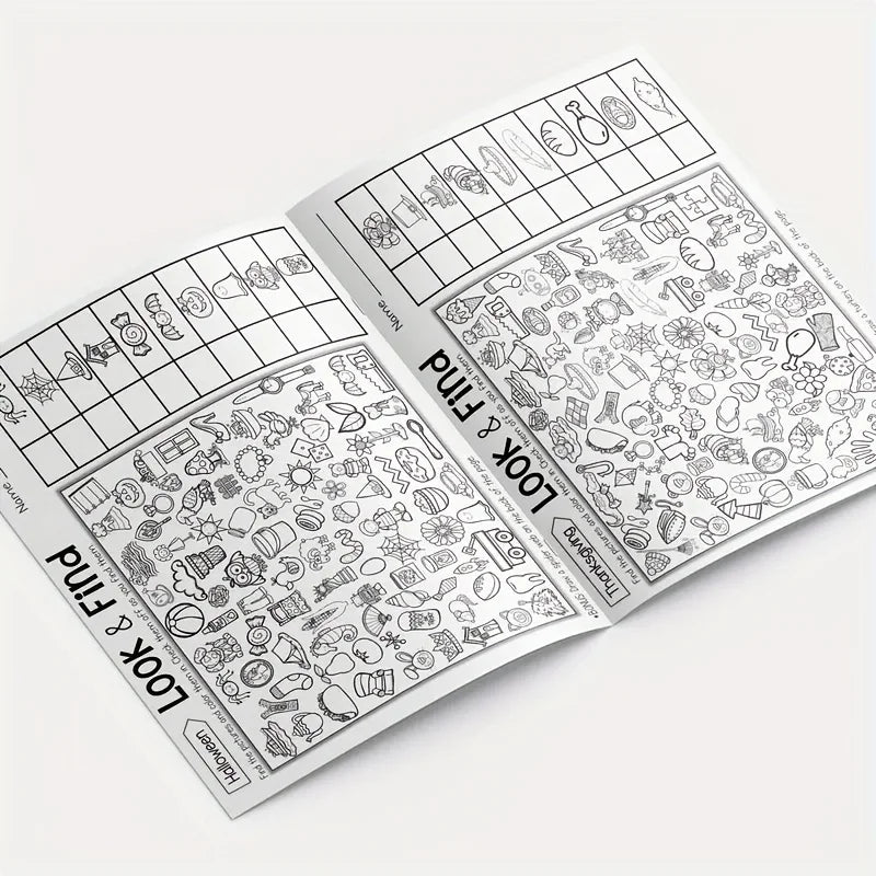Hidden Objects Coloring Book