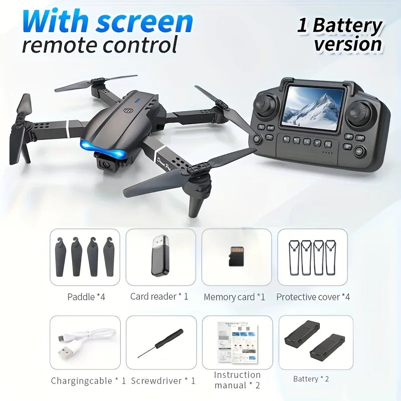 Foldable 4K Camera Drone with Dual Battery & Remote Control