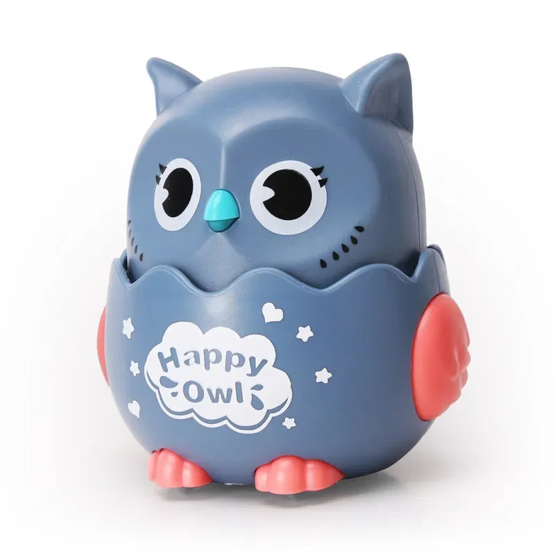 Wind Up Owl Toy – Mechanical Press & Slide Animal Toy