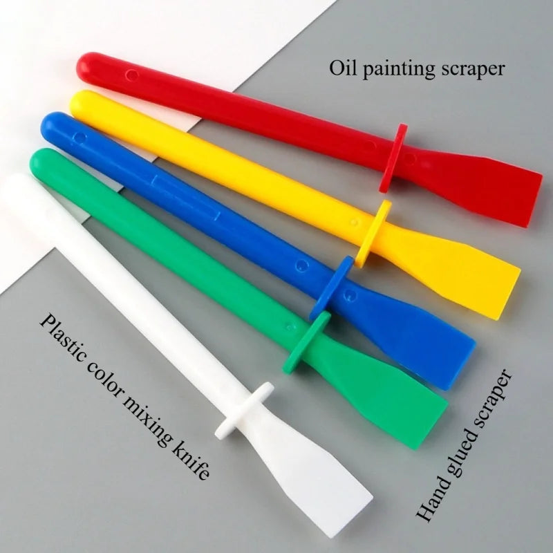 Glue Spreaders for Crafts – 20-Piece DIY Painting Scraper Set