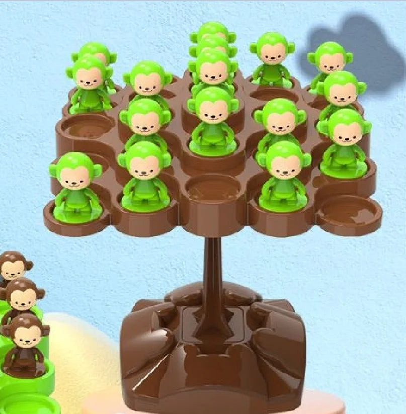 Monkey Balance Tree Focus Balance Training Children's Toys Folding Music Series Parent Child Interactive Board Game