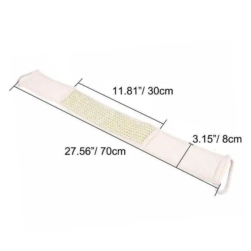Natural Loofah Bath Scrubber – 70cm Exfoliating Body Scrubber