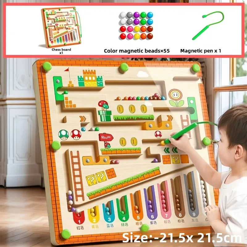 Magnetic Number Maze