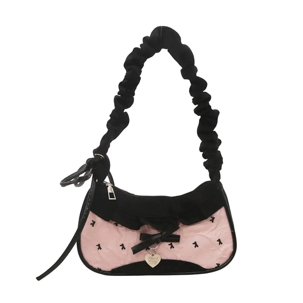 Mini Shoulder Bag for Women – Adjustable Half Moon Crossbody
