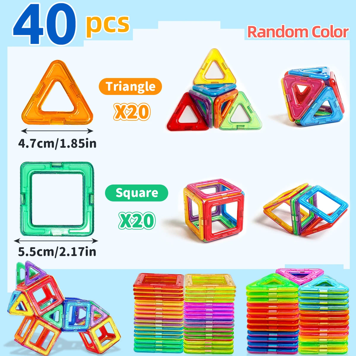 Magnetic Building Blocks for Kids – STEM Construction Toy