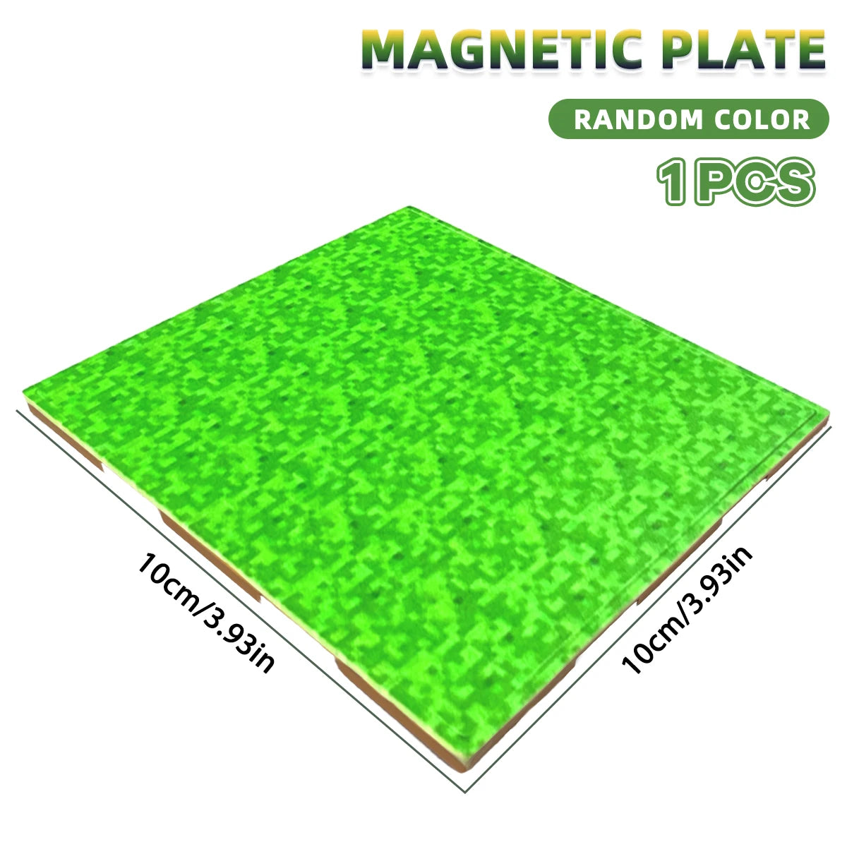 Magnetic Building Block Base Plate for DIY Construction Sets