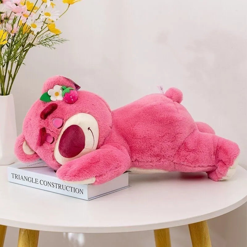 Strawberry Bear Plush – 30cm Cute Stuffed Pillow Toy