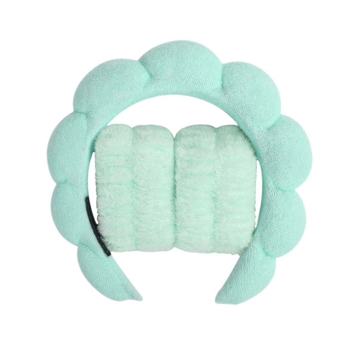 1/3Pcs Fashion Microfiber Washing Wristbands Scrunchies Puffy Headband Spa Bubble Headband for Washing Face Makeup Shower Skincare
