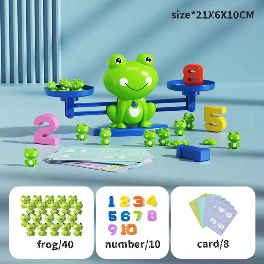 Frog Balance Math Toy – Educational Addition & Subtraction Game