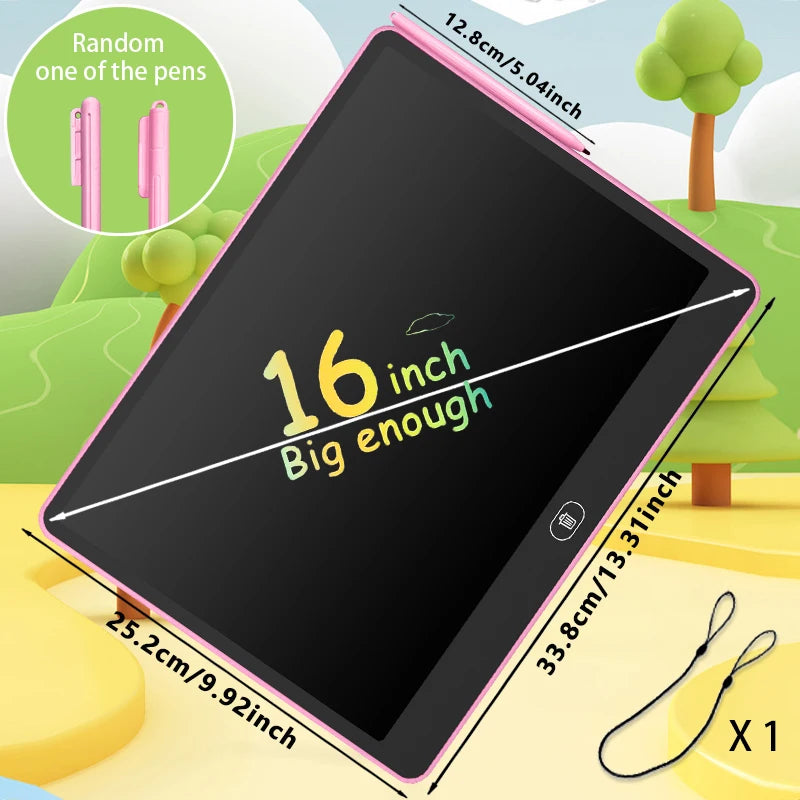 LCD Writing Tablet for Kids – 11/13/16 Inch Drawing Board