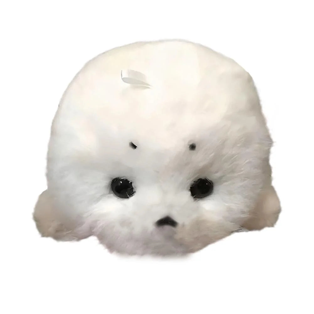 Seal Plush Keychain – Cute Soft Animal Pendant & Bag Charm