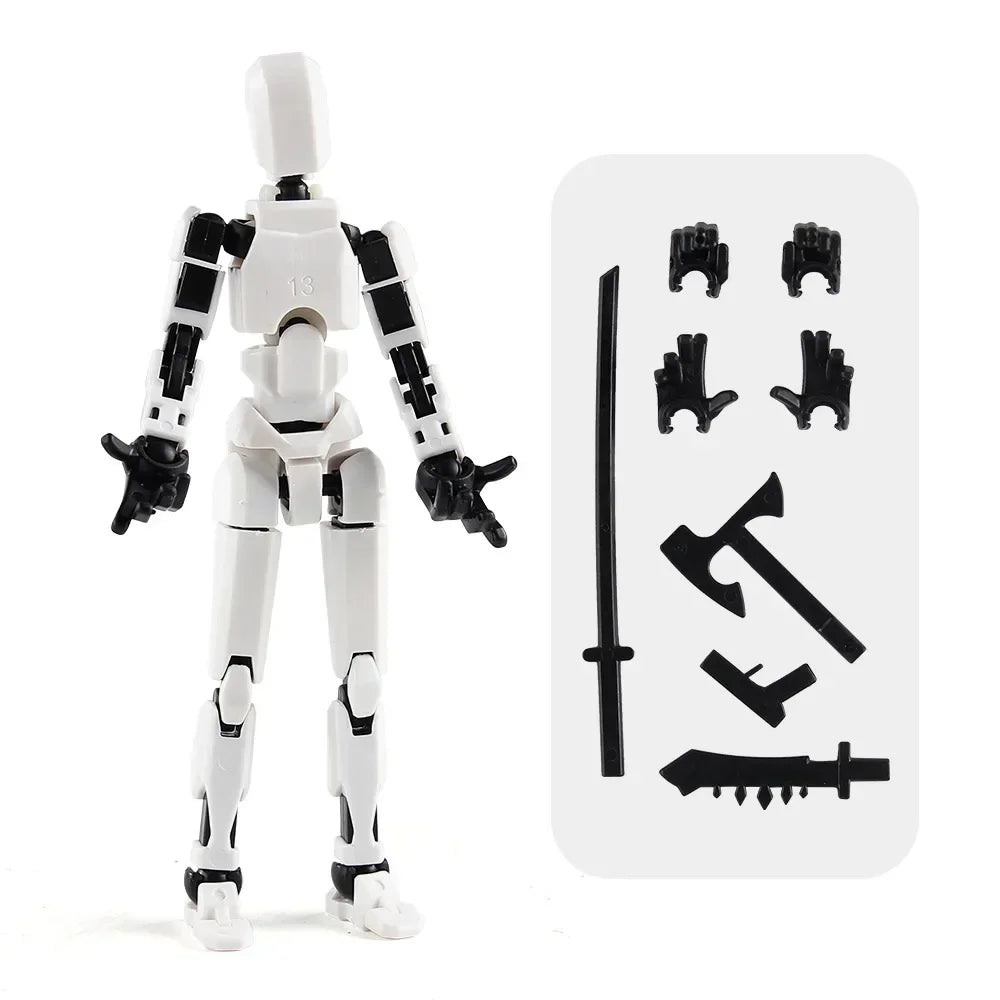 Multi-Jointed Robot Action Figure – Movable Poseable Model