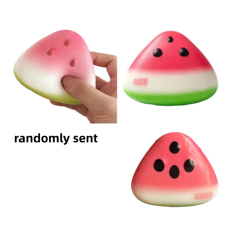 Watermelon Squishy Fidget Toy – Slow Rising Squeeze Stress Toy