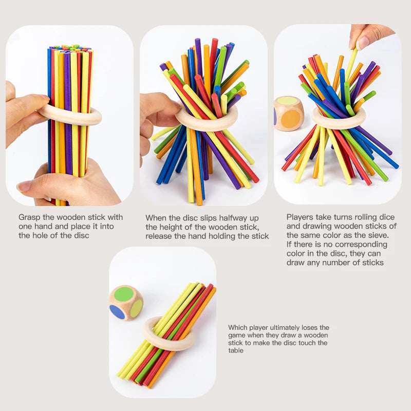 Wooden Stick Picking Game