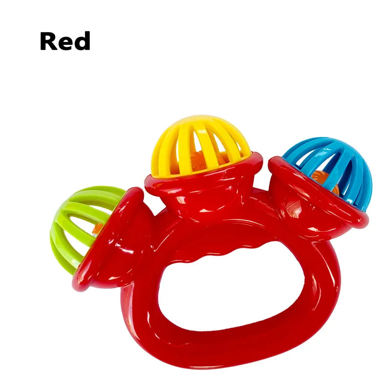 Baby Rattle Toy – Grasping Sensory Bell for Infants