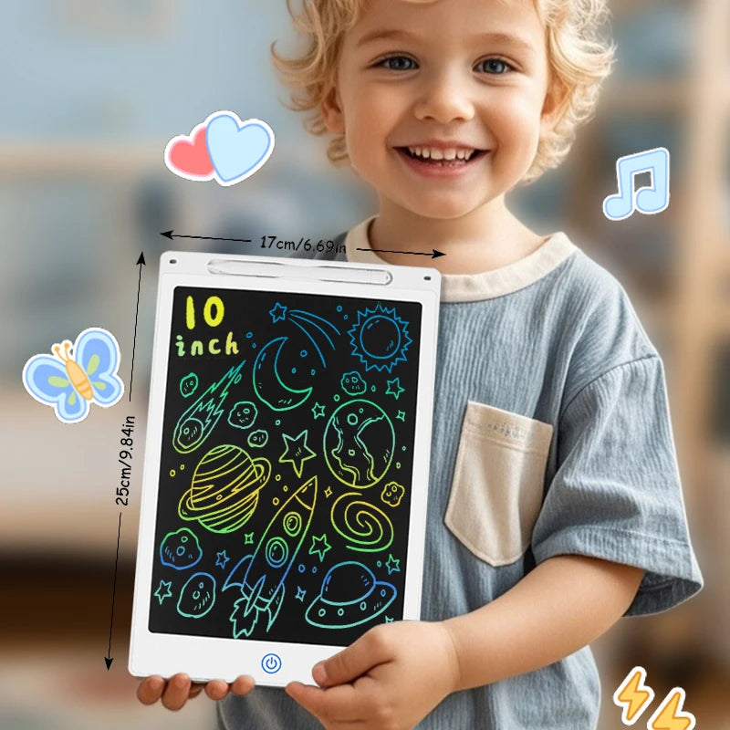 LCD Writing Tablet for Kids – Reusable Drawing & Doodle Board
