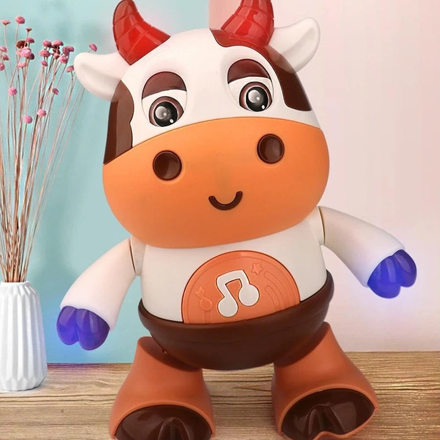 Dancing Cow Toy Electric Music Plush Interactive Baby Toy