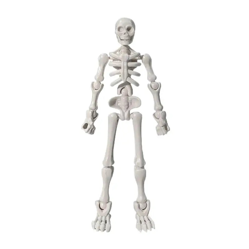 Mini Skeleton Figurines – Posable DIY Halloween Craft Decor