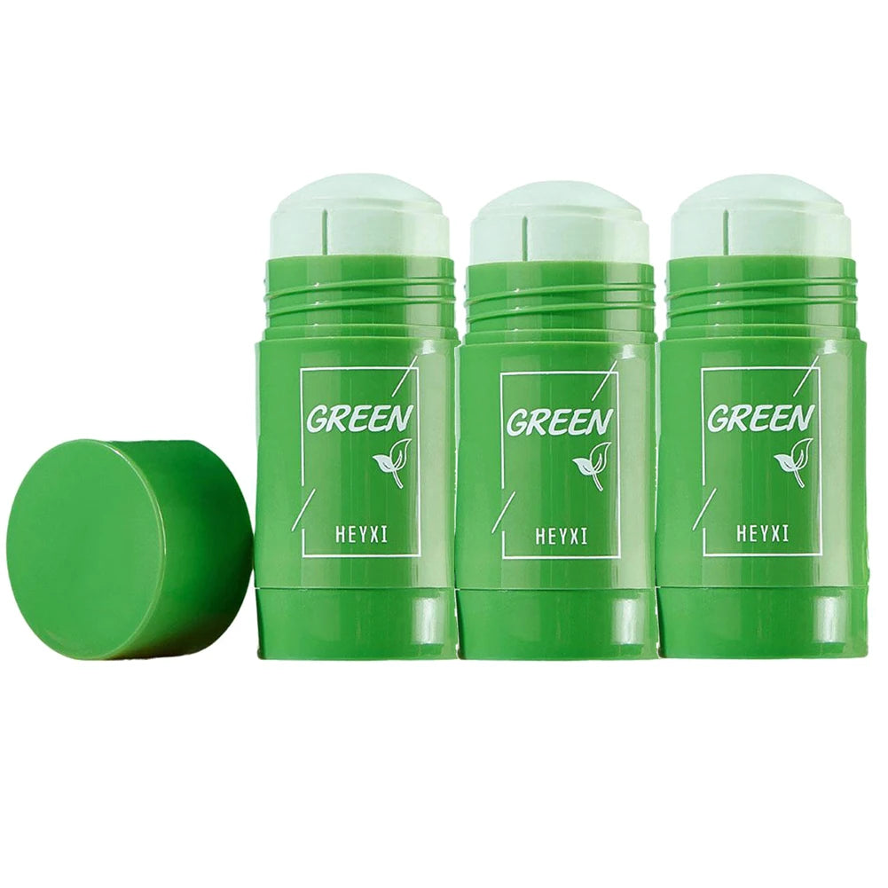 Green Tea Face Mask, Clay Mask Stick for Pore Cleansing