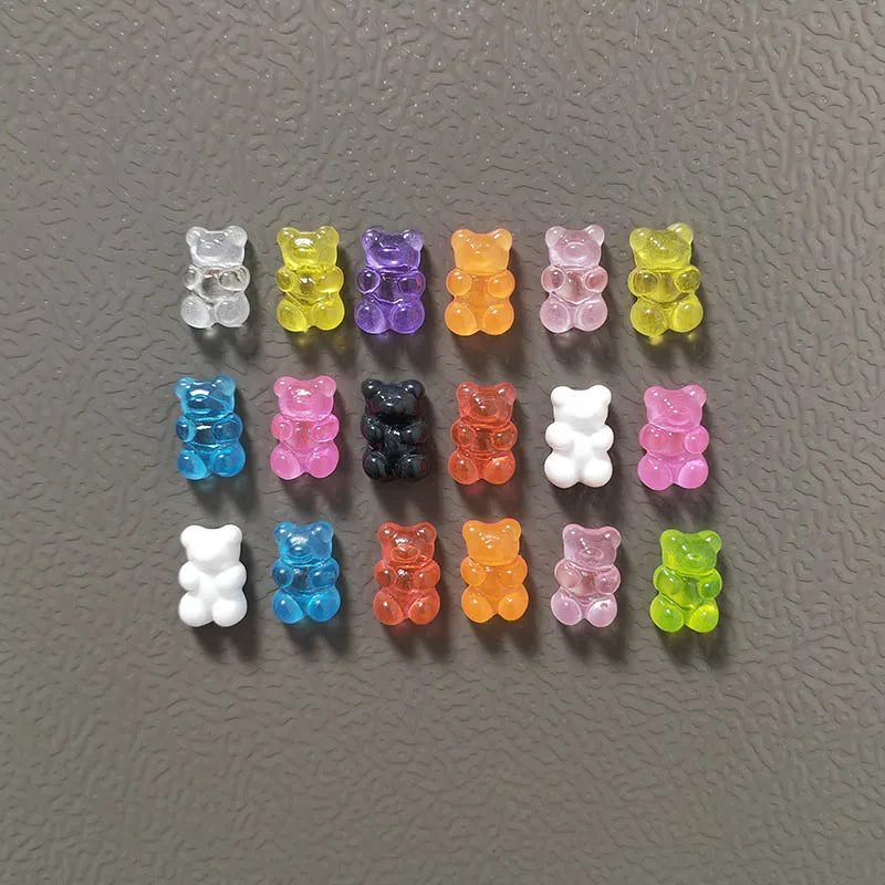 10-Piece Bear Fridge Magnets for Photos, Notes and Decoration