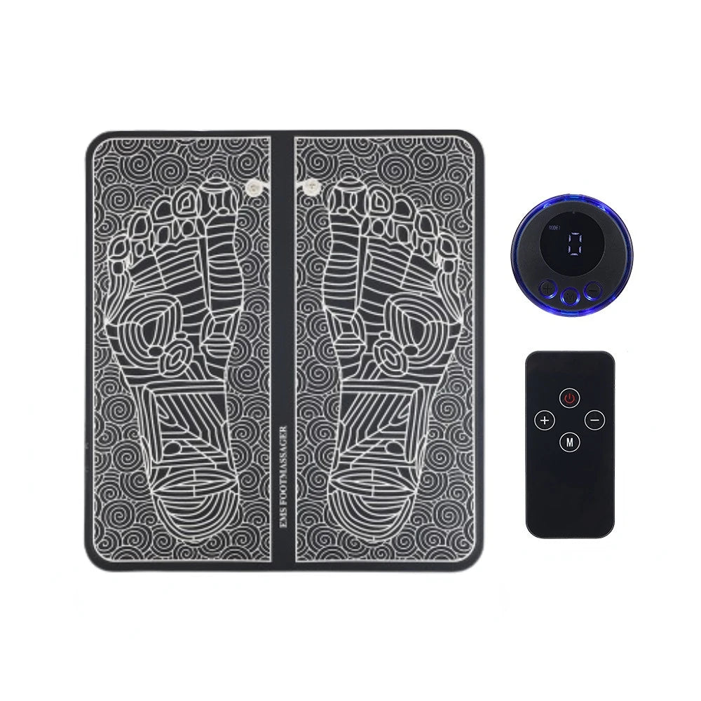 EMS Foot Massager – Electric Foot Massage Pad with 8 Modes