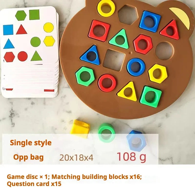 Shape Sorting Toy – Geometric Matching Educational Game for Kids