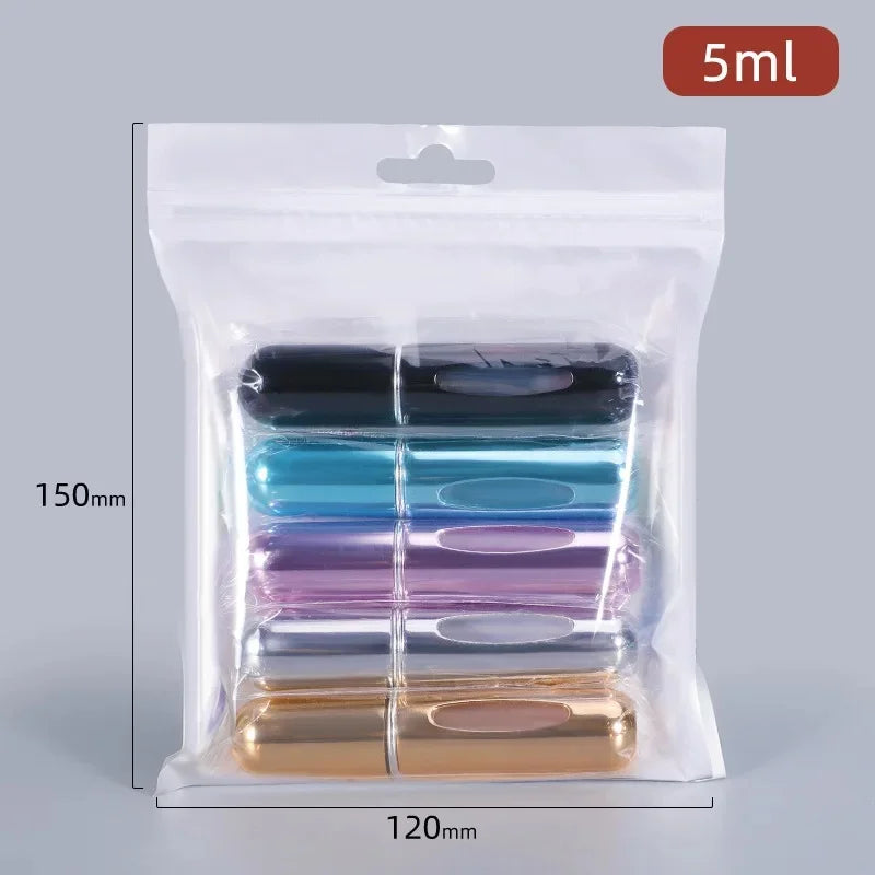 Travel Perfume Atomizer – 5Pcs 5ml Refillable Spray Bottles