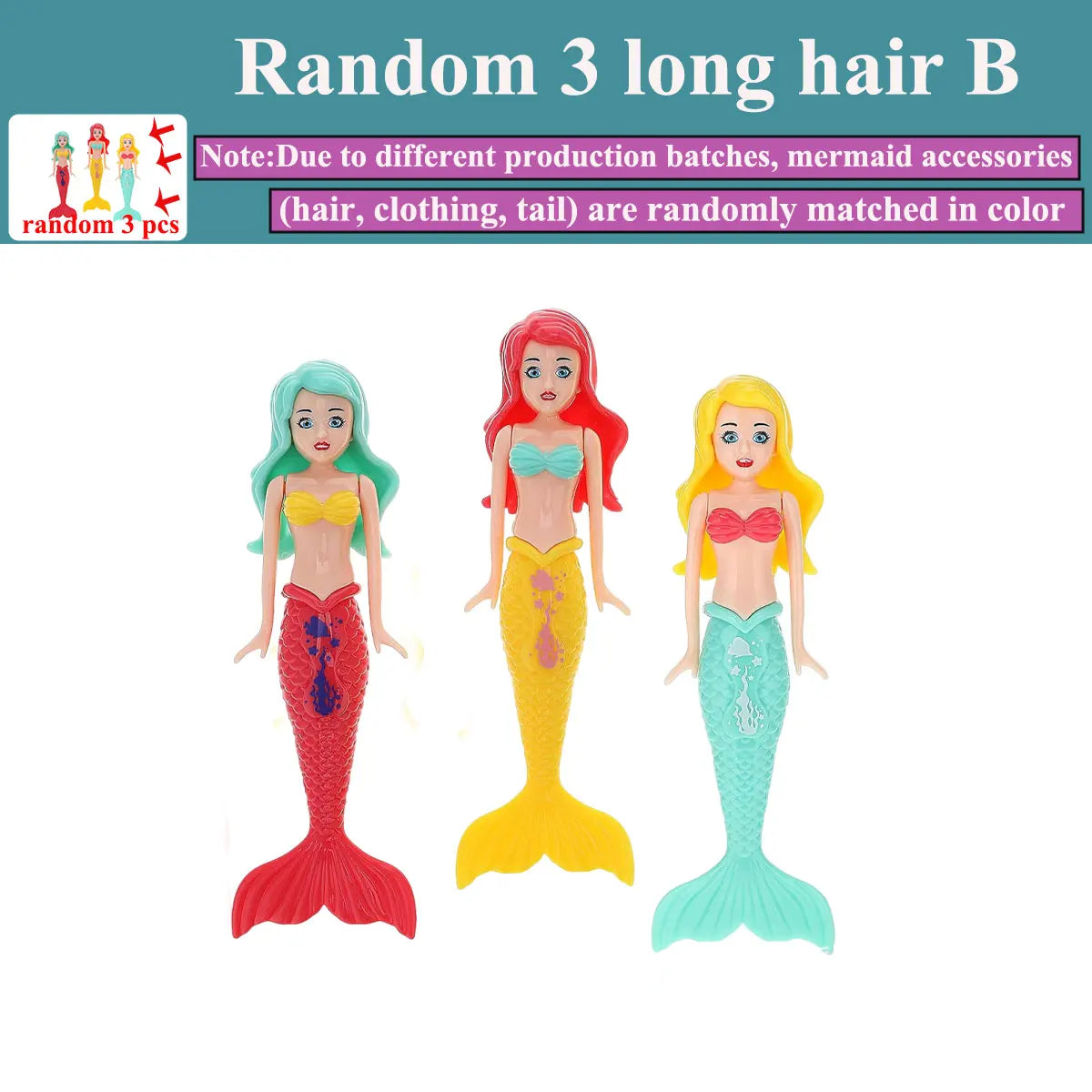Mermaid Water Toys