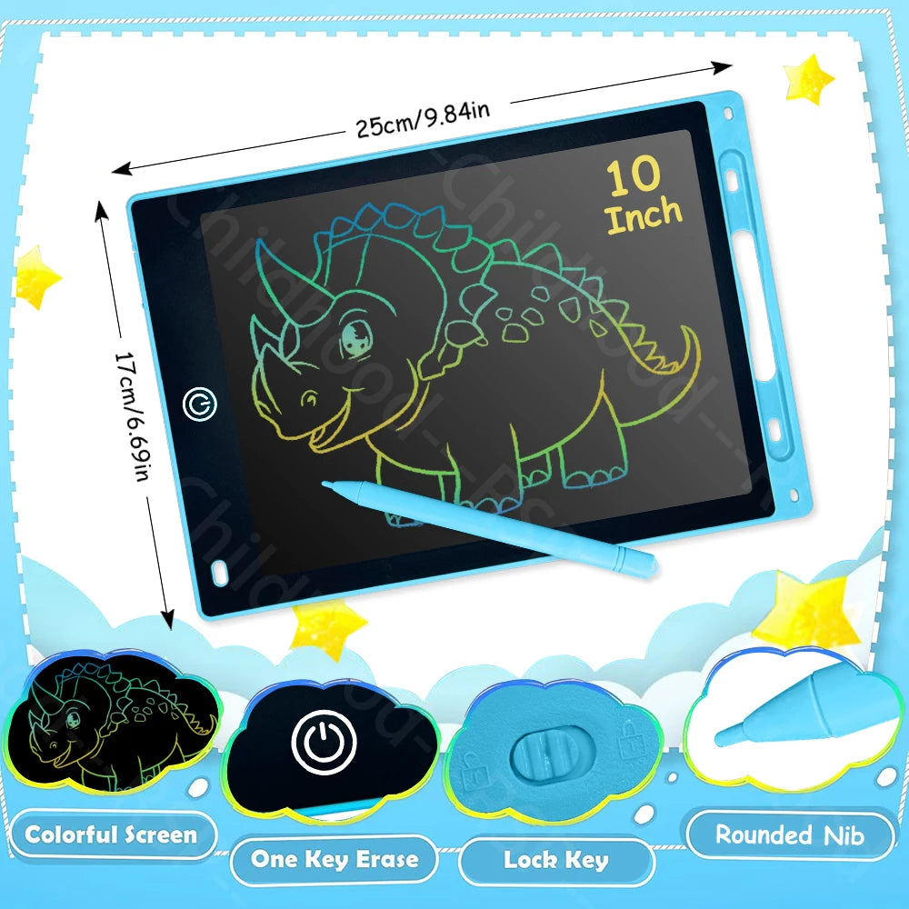 LCD Writing Tablet for Kids – Reusable Drawing & Doodle Board