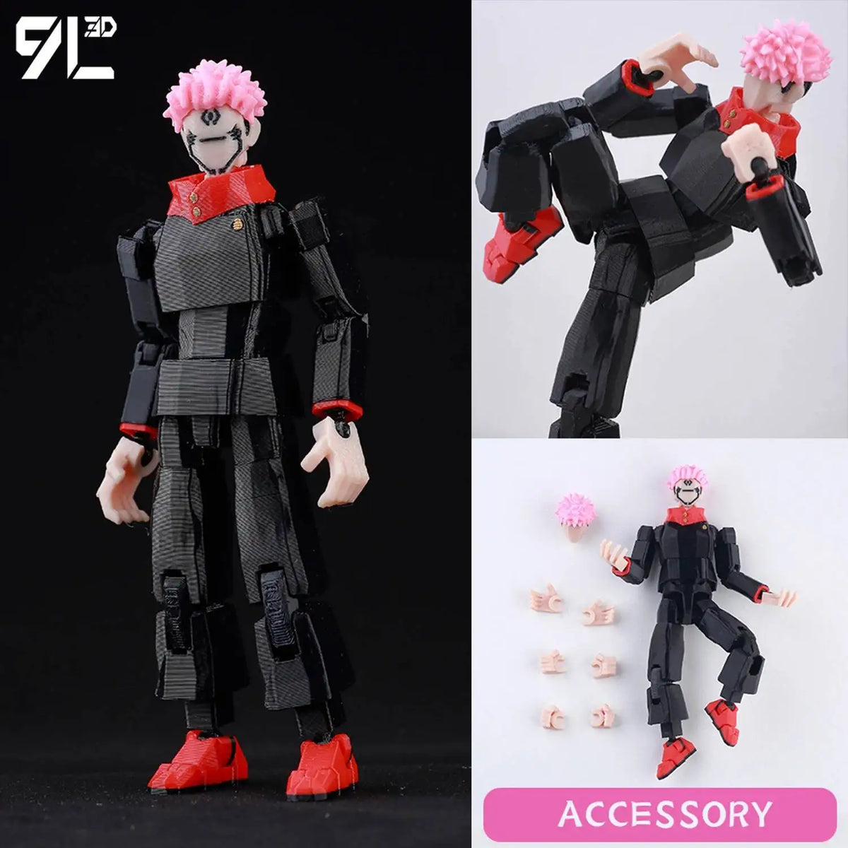 Optimized Product Title: 3D Printed Action Figure, Articulated & Poseable – Ready to Display