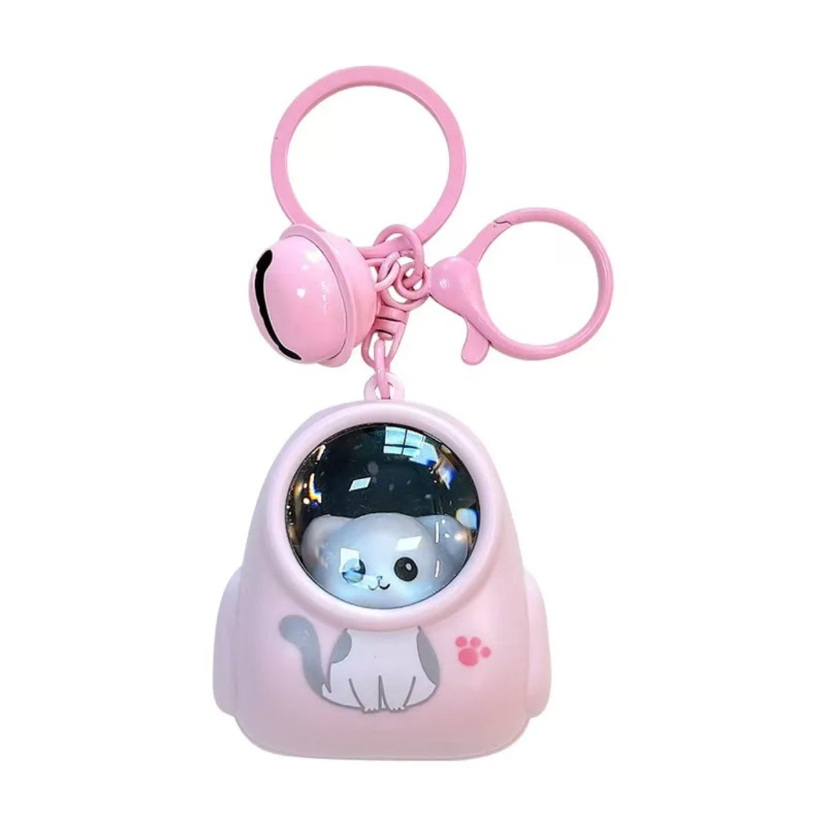 Bear Night Light Keychain – Cute Bag Charm & Pendant