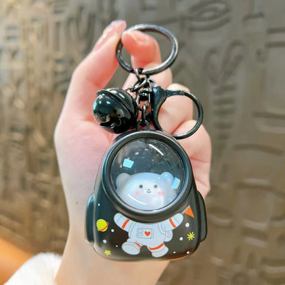 Bear Night Light Keychain – Cute Bag Charm & Pendant