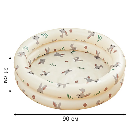 Inflatable Pool for Kids, Portable PVC Splash Play Ball Pit