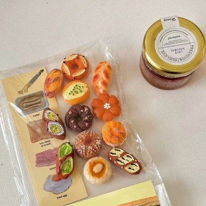 Bread Fridge Magnets – Realistic Refrigerator Decor & Note Holder