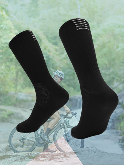 Professional Cycling Socks Long Tube Men's and Women's Outdoor Sports Quick-Drying Four Seasons Bicycle Socks Running Socks