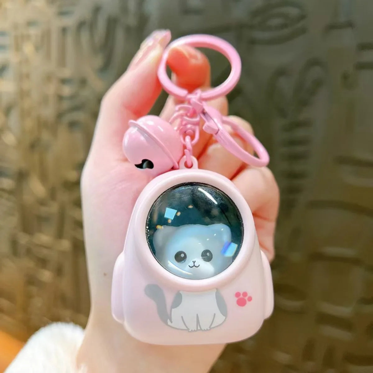 Bear Night Light Keychain – Cute Bag Charm & Pendant