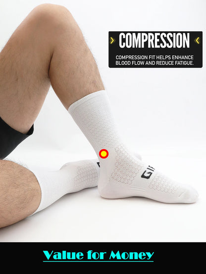 Professional Cycling Socks Compression Socks Breathable Men's And Women's Sports Running Basketball Socks