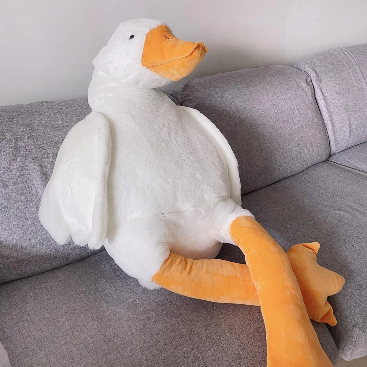 Goose Plush Toy – Large Soft Stuffed Animal Hugging Pillow