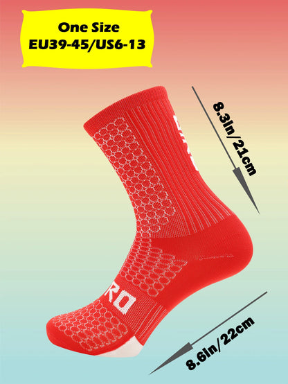 Professional Cycling Socks Compression Socks Breathable Men's And Women's Sports Running Basketball Socks