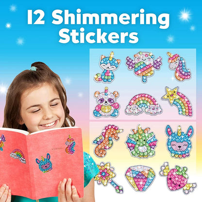 Diamond Painting Sticker Kit – Big Gem Art Craft for Kids