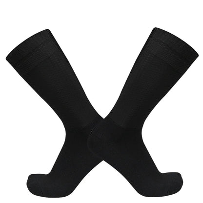 New Summer Aero Bike Team Cycling Socks Silica Gel Non-slip Breathable Pro Racing Sports Socks Men Women Calcetines Ciclismo