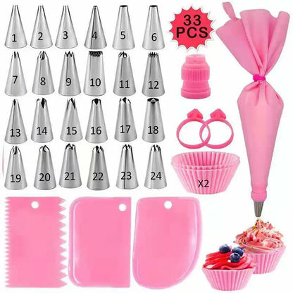 Cake Decorating Piping Kit
