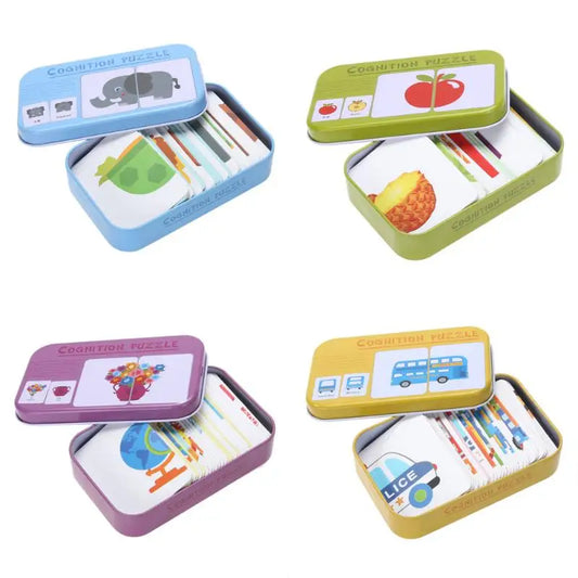Matching Card Game for Kids – Cognitive Learning Puzzle Cards