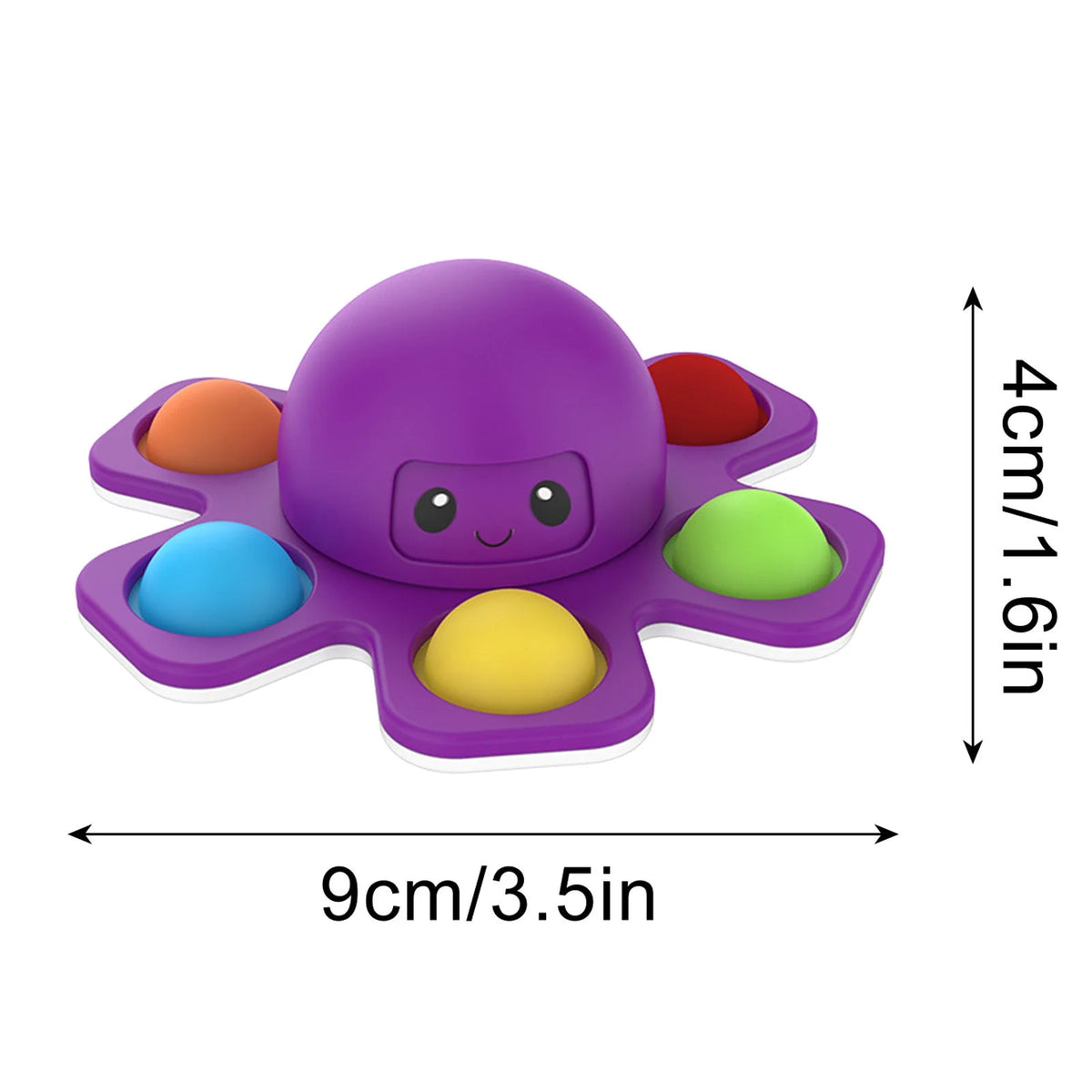 Face-Changing Fidget Spinner: Sensory Pop Toy for Stress Relief