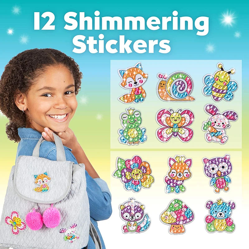 Diamond Painting Sticker Kit – Big Gem Art Craft for Kids