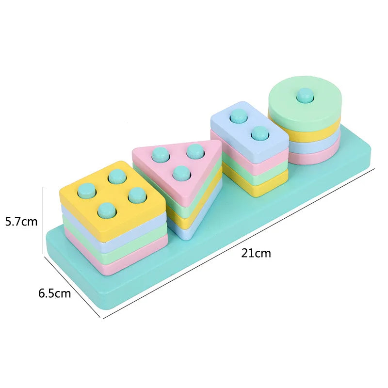 Wooden Puzzles for Kids 3D Early Learning Educational Toy